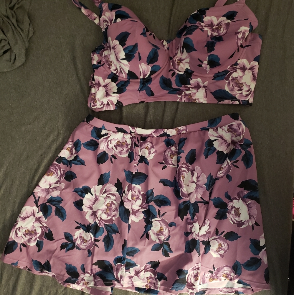 Torrid two piece plus size swimsuit